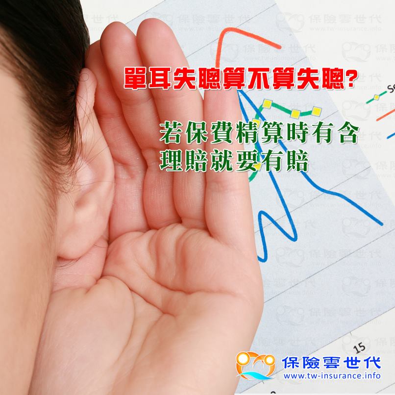 單耳失聰算不算失聰?